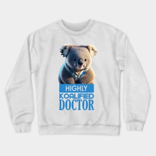 Just a Highly Koalified Doctor Koala 4 Crewneck Sweatshirt